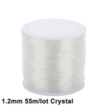 Load image into Gallery viewer, 100M/Roll Plastic Crystal Tec Korea DIY Beading Stretch Cords Elastic Line Jewelry Making Supply Wire String jeweleri thread