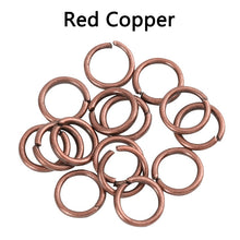 Load image into Gallery viewer, 200pcs/lot Wholesale Open Circle Jump Rings Necklace Bracelet Earring Pendant Connectors DIY Making Jewelry Crafts Accessories