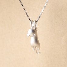 Load image into Gallery viewer, 925 Sterling Silver Necklaces Cats Pendants&Necklaces Sterling Silver 925 Necklace Fine Jewelry Colar de Plata VNS8006