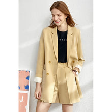 Load image into Gallery viewer, Amii Minimalism suit women 2020 spring new Solid blazer,vest,high waist pants for women 12060909 - ngoclht15
