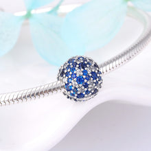 Load image into Gallery viewer, Clip lock Beads 925 Sterling Silver sparkling CZ Bead fit Original Silver Pandora Bracelet Bangles High quality women Jewelry - ngoclht15