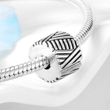 Load image into Gallery viewer, Clip lock Beads 925 Sterling Silver sparkling CZ Bead fit Original Silver Pandora Bracelet Bangles High quality women Jewelry - ngoclht15