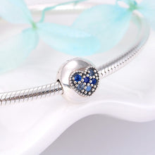 Load image into Gallery viewer, Clip lock Beads 925 Sterling Silver sparkling CZ Bead fit Original Silver Pandora Bracelet Bangles High quality women Jewelry - ngoclht15