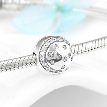 Load image into Gallery viewer, Clip lock Beads 925 Sterling Silver sparkling CZ Bead fit Original Silver Pandora Bracelet Bangles High quality women Jewelry - ngoclht15