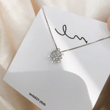 Load image into Gallery viewer, Elegant 925 Sterling Silver Luxury Zircon Necklace Box Chain Pendant Design Fine Jewelry Necklace For Women Wedding Gift NK035 - ngoclht15