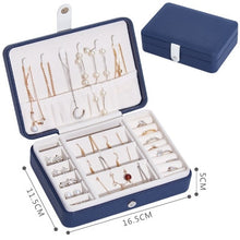 Load image into Gallery viewer, Jewelry Box Travel Comestic Jewelry Casket Organizer Makeup Lipstick Storage Box Beauty Container Necklace Birthday Gift - ngoclht15