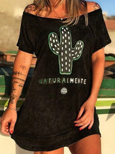 Load image into Gallery viewer, KALENMOS Punk Skull Floral Print Dresses for Women Summer Loose Off Shoulder Mini Party Dress Robes Vestidos De Mujer Plus Size - ngoclht15