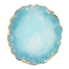 Load image into Gallery viewer, Resin Jewelry Display Plate Necklace Ring Earrings Display Painted palette Tray Jewelry Holder Organizer Decoration jewelry