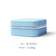 Load image into Gallery viewer, TA MINGREN Small Watch Lipstick Storage Box Women Gift Pu Leather Travel Jewelry Organizer