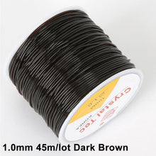 Load image into Gallery viewer, 100M/Roll Plastic Crystal Tec Korea DIY Beading Stretch Cords Elastic Line Jewelry Making Supply Wire String jeweleri thread
