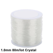 Load image into Gallery viewer, 100M/Roll Plastic Crystal Tec Korea DIY Beading Stretch Cords Elastic Line Jewelry Making Supply Wire String jeweleri thread
