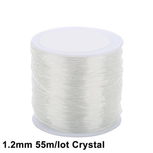 100M/Roll Plastic Crystal Tec Korea DIY Beading Stretch Cords Elastic Line Jewelry Making Supply Wire String jeweleri thread