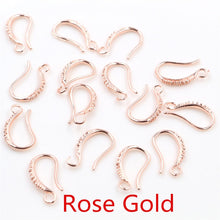 Load image into Gallery viewer, 17x10mm 20pcs Rhodium Silver Gold Plated Earring Findings Earrings Clasps Hooks Fittings DIY Jewelry Making Accessories Earwire
