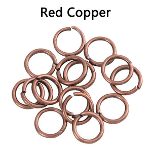 200pcs/lot Wholesale Open Circle Jump Rings Necklace Bracelet Earring Pendant Connectors DIY Making Jewelry Crafts Accessories