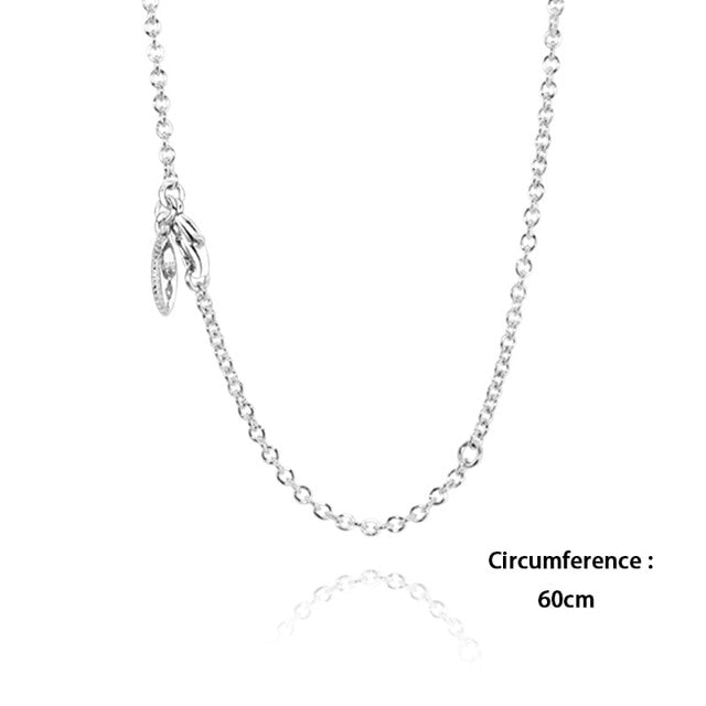 2019 New 925 Sterling Silver O Pendant fit Original Pandora Necklace Women DIY Charm Jewelry - ngoclht15