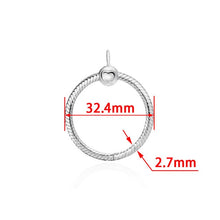 Load image into Gallery viewer, 2019 New 925 Sterling Silver O Pendant fit Original Pandora Necklace Women DIY Charm Jewelry - ngoclht15
