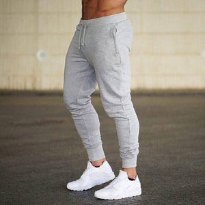 2020 Mens Joggers Casual Pants Fitness Men Sportswear Tracksuit Bottoms Skinny Sweatpants Trousers Black Gyms Jogger Track Pants