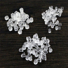 Load image into Gallery viewer, 400pcs 5*3mm And 4*2mm plastic Earring Back Plug Cap Nail Accessories Anti-allergic Anti-inflammatory DIY Jewelry Accessories
