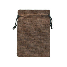 Load image into Gallery viewer, 50Pcs/lot Drawstring Natural Burlap Bag Jute Gift Bags Multi Size Jewelry Packaging Wedding Bags with Candy Bag Can Custom Logo

