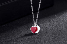 Load image into Gallery viewer, Double Heart Pendant Necklace Pure S925 Sterling Silver Jewelry Charm Brand Design Necklaces For Women Logo Fashion Jewelry - ngoclht15
