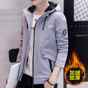 Men's function of the spring and autumn period and the tooling han edition 2020 new spring tide  spring clothing