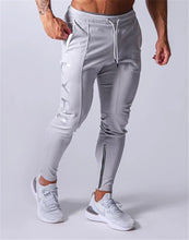 Load image into Gallery viewer, Sports pants men's jogger fitness sports trousers new fashion printed muscle men's fitness training pants
