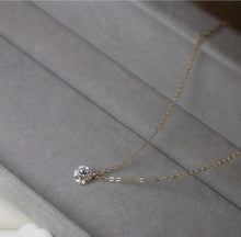 Load image into Gallery viewer, Trendy Sweet 925 Sterling Silver  O-Chain AAA CZ Mosaic Zircon Pendant Choker Necklace 2020 Fine Jewelry For Women Gift NK013
