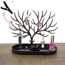 Load image into Gallery viewer, WE Black White Pink Rose Red Deer Earrings Necklace Ring Pendant Bracelet Jewelry Cases&amp;Display Stand Tray Tree Storage jewelry
